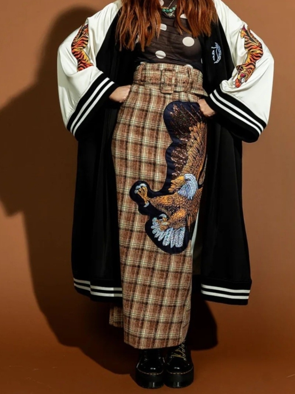Lala Original Mischief Maker Plaid Skirt in City of Angels